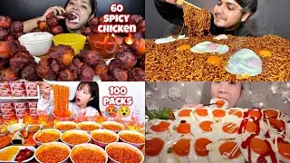 MUKBANGERS Around The WORLD Trying EXTREME MUKBANG CHALLENGES 🔥🥵😱🤯