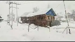 Machil records fresh snowfall around 10 inches, reports of more than 1.5 feet snowfallat Z-GaliVideo