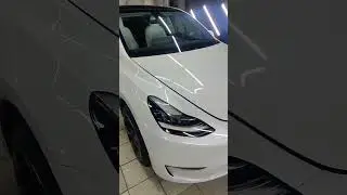 Преображение Tesla model Y  #detailing #automobile #car #perfect #quantum #tesla #ppf