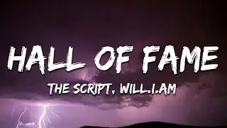 The Script - Hall Of Fame (Sped Up) (Lyrics)