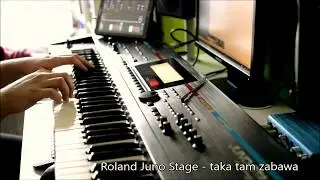 Roland Juno Stage - sound demo, jamming