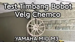 Bobot Velg CHEMCO EVO utk Yamaha Mio M3, Pakai Ban Depan Lebar 90/80-14 & 100/80-14 di Belakang.