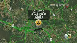 Route 422 In Montgomery County Closed In Both Directions Between Sanatoga Exit, Armand Hammer Boulev