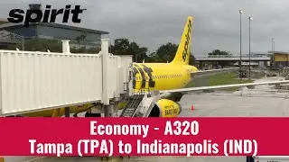 [4K] | Spirit Airlines | A320 | Economy | Tampa (TPA) to Indianapolis (IND)