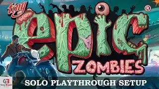 Tiny Epic Zombies - Настройка (совместная игра для 3 игроков, игра в одиночку)