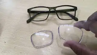 Kanch White glass bifocal lens fit sheet frame#rinkuvachil#glass #eyeglasses