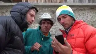 Highline between Ravanel Mummery peaks - Moments Suspendus