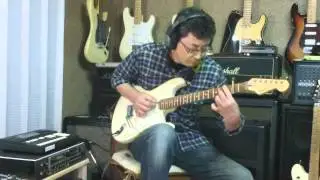 We Are The Champions - Queen Solo Guitar cover with Fender Custom Shop Jeff Beck Stratocaster
