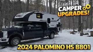 2024 Palomino HS 8801 Hard Side Truck Camper Upgrades