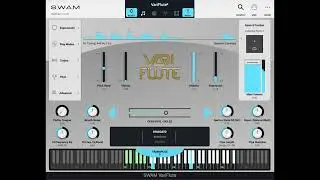 SWAM VARIFLUTE Wind MIDI Controller (MWiC) TEST - From Telemann Six Canonic Sonatas No.1 Vivace