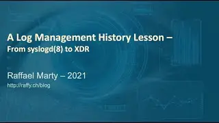 A Log Management History Lesson &ndash; From syslogd(8) to XDR
