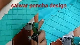 Salwar poncha design making || Salwar Mohri Design With Cutwork