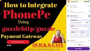 How to integrate PhonePe in website Through Guzzlehttp/Guzzle Package || how to integrate PhonePe