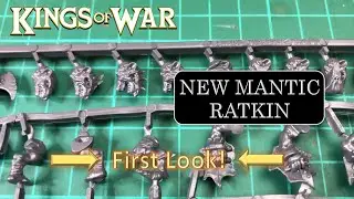 Preview of new Mantic Ratkin hard plastic minis!