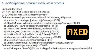 How To Fix Skype Error 