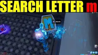 Search the letter m in dusty divot location week 4 season 7
