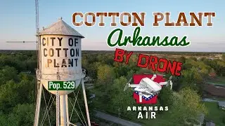 Cotton Plant, Arkansas by drone