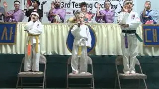 5-year old Jung Suwon Warrior's amazing recital of the school code of ethics