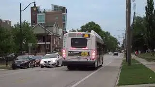 CUMTD Bus: FAR/PAR bound XDE40 1347 Rt.220S at 1 St/Daniel St