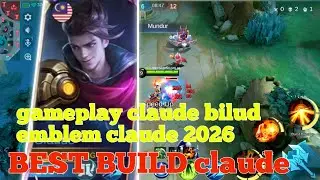CLAUDE BEST BUILD 206 | BUILD CLAUDE GAMEPLAY TOP GLOBAL GOLD LANE MLBB MOBILE LEGENDS