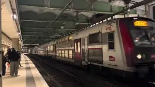 Spot de RER dans Paris, lignes C et E : Z2N, MI09, MI2n… gare du Nord, Champ-de-Mars, Porte Maillot…