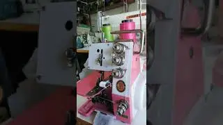 4. Fileteadora familiar, Enhebrado - C&oacute;mo hilar M&aacute;quina de coser Overlock.