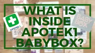 What is inside of free Apotek1 baby box 2019, gratis babypakke unboxing.