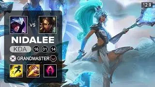 Nidalee vs Talon Jungle - KR Grandmaster - Patch 12.9 Season 12