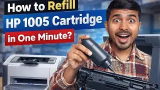 How to Refill HP 1005 Cartridge in One Minute &ndash; Quick & Easy Tutorial