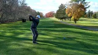 Plowing Balls Through The Wind At Middle Island Golf Course