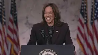Kamala Harris concession speech after loss to Trump