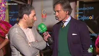 Carnaval de C&aacute;diz 2018 | Mart&iacute;nez Ares, entrevistado tras el pase de su comparsa en Semifinales