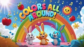 🎨 Colors All Around! | Learn Colors Nursery Rhyme for Kids by Toonleytoon