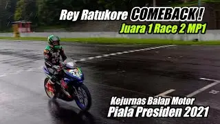 Rey Ratukore Juara Race 2 MP1 Expert Kejurnas Balap Motor Piala Presiden 2021