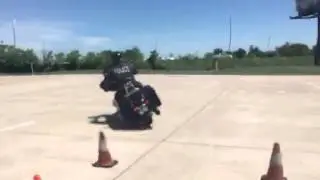 R1200GSLC on a police training course POV with Bill Dragoo