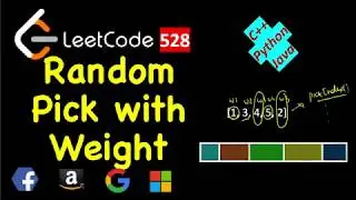 Random Pick With Weight | LeetCode 528 | C++, Java, Python