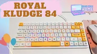 UNBOXING ROYAL KLUDGE 84 2022 + HONEY MILK KEYCAPS  | NEW KEYBOARD!