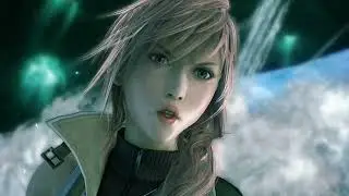 FINAL FANTASY XIII LIGHTNING FARRON PUNCHES SNOW VILLIERS SCENE