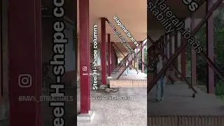 Diagonal braces are key components in providing lateral stability to structures #structuralmechanics