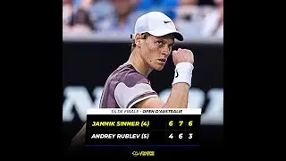 Sinner vs Rublev - Quarter Final AO 2024 - Tennis Elbow 2013 Gameplay
