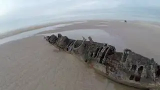 Drone Flight; WW2 XT Class Sub Wrecks - Aberlady Bay