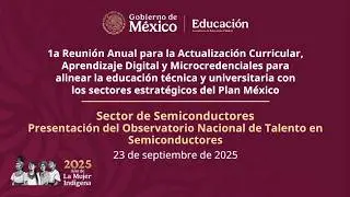 Sector de semiconductores – Presentación del Observatorio Nacional de Talento en Semiconductores