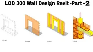LOD 300 Wall type design on Revit - Part 02 | BIM | REVIT | AUTODESK