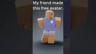 when your friend make a cool free avatar #shorts #roblox #freeavatars #freeavatar