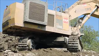 gro&szlig;er Bagger 125 Tonnen Komatsu PC 1250