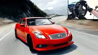 INFINITI G37 | Mountain Roads | Assetto Corsa (Steering Wheel) Gameplay