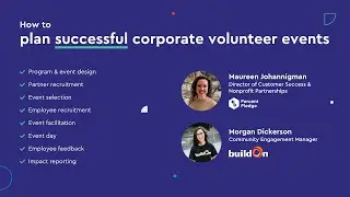 How to plan successful corporate volunteer events | Percent Pledge