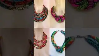 FABRIC NECKLACES DIY #shorts #hack  @zeroaccessoriespakistan