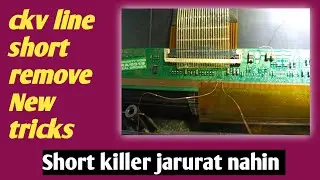 ckv lines short #short killing new methrod  #ckv line short remove new tricks#32inch blank display