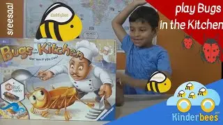 Bugs in the Kitchen Board Game by Sreesaai and Daddybee | Toys review | Fun to play | Kinderbees